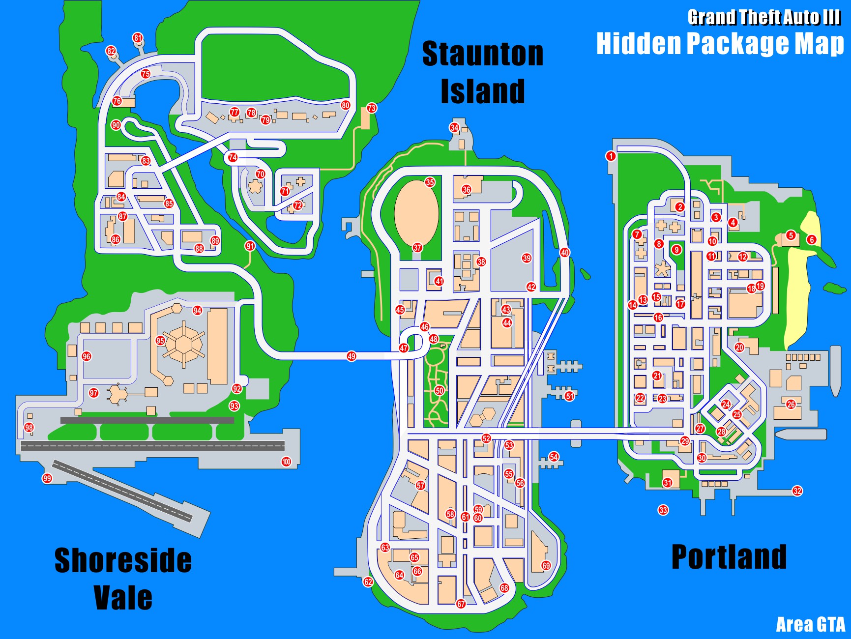 GTA3 - Maps | Area GTA