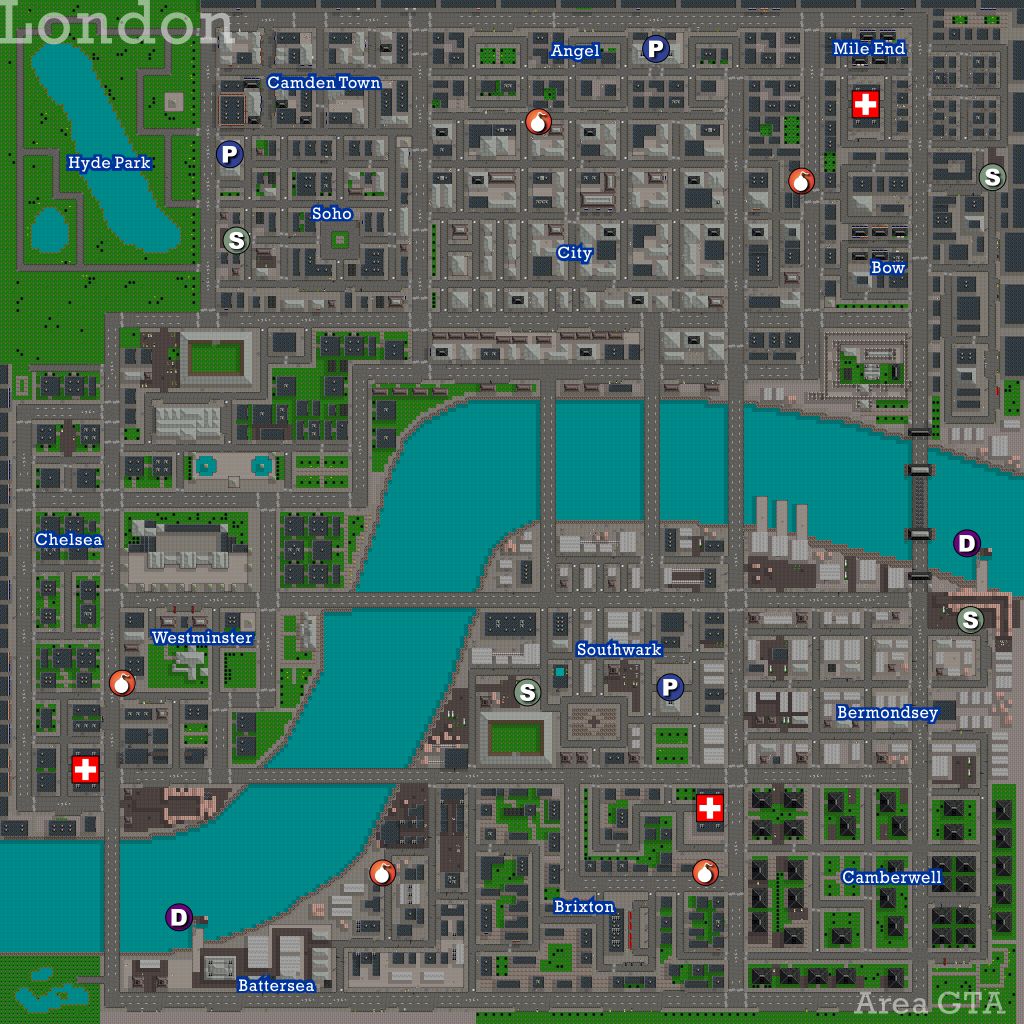 London 1969 Map