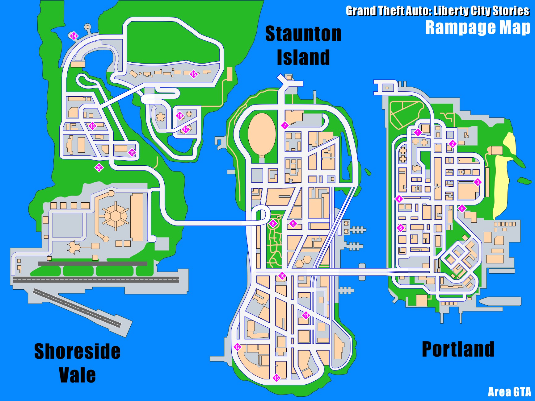 Карта где все вещи. GTA 3 Liberty City Map. GTA 3 карта пакетов. GTA 3 карта оружия. GTA 3 карта районов.