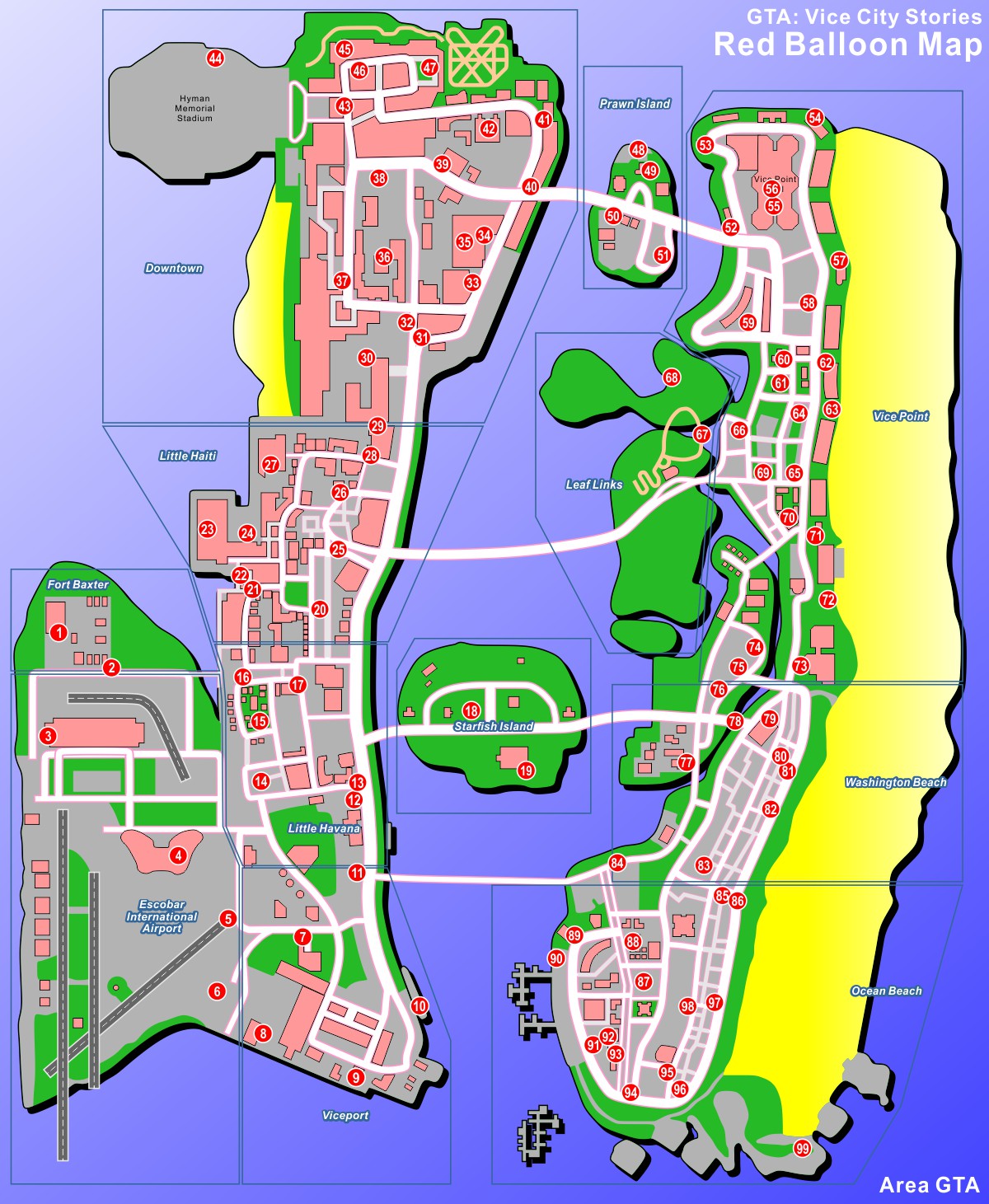 GTA: VCS - Maps.